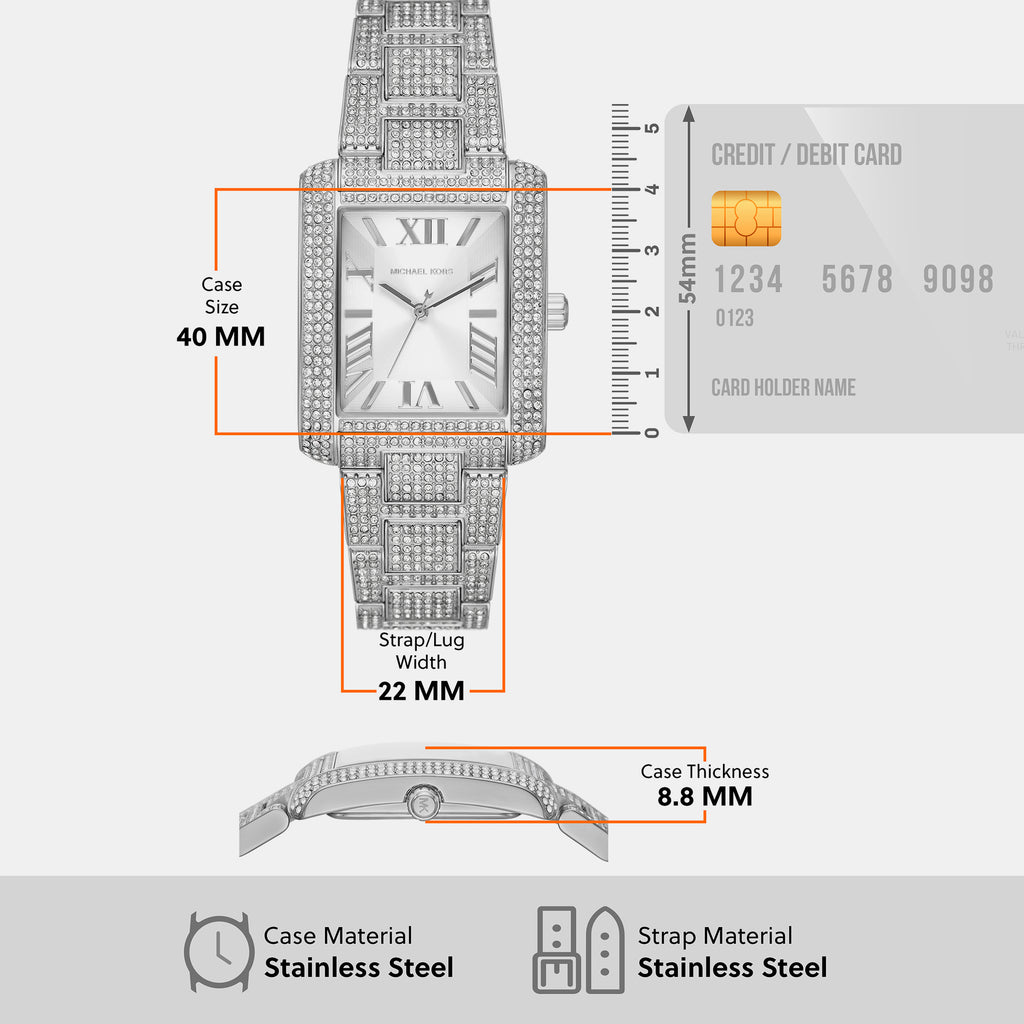 Michael Kors Rectangular Quartz Analog Women watch