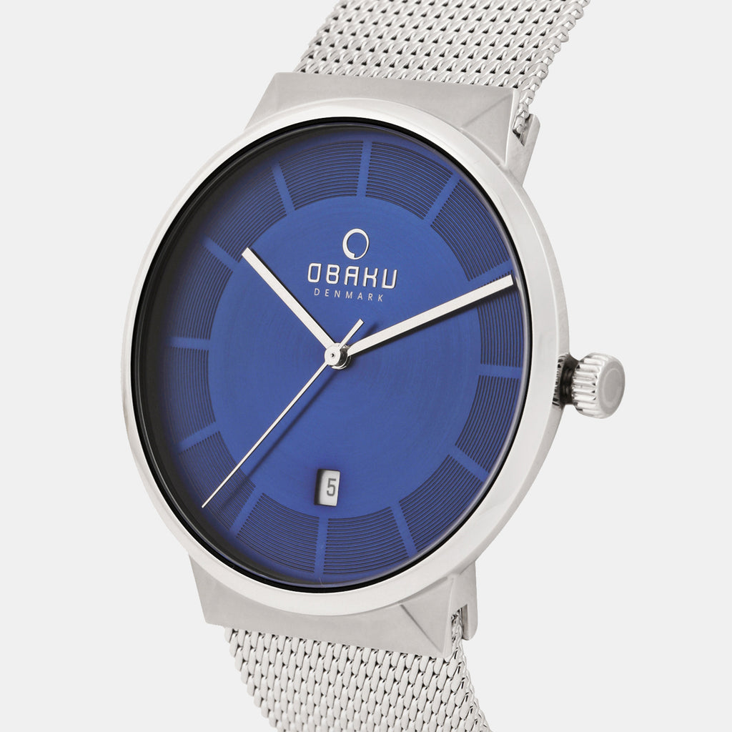 Obaku Men Round Blue watch