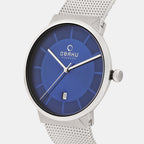 Obaku Men Round Blue watch