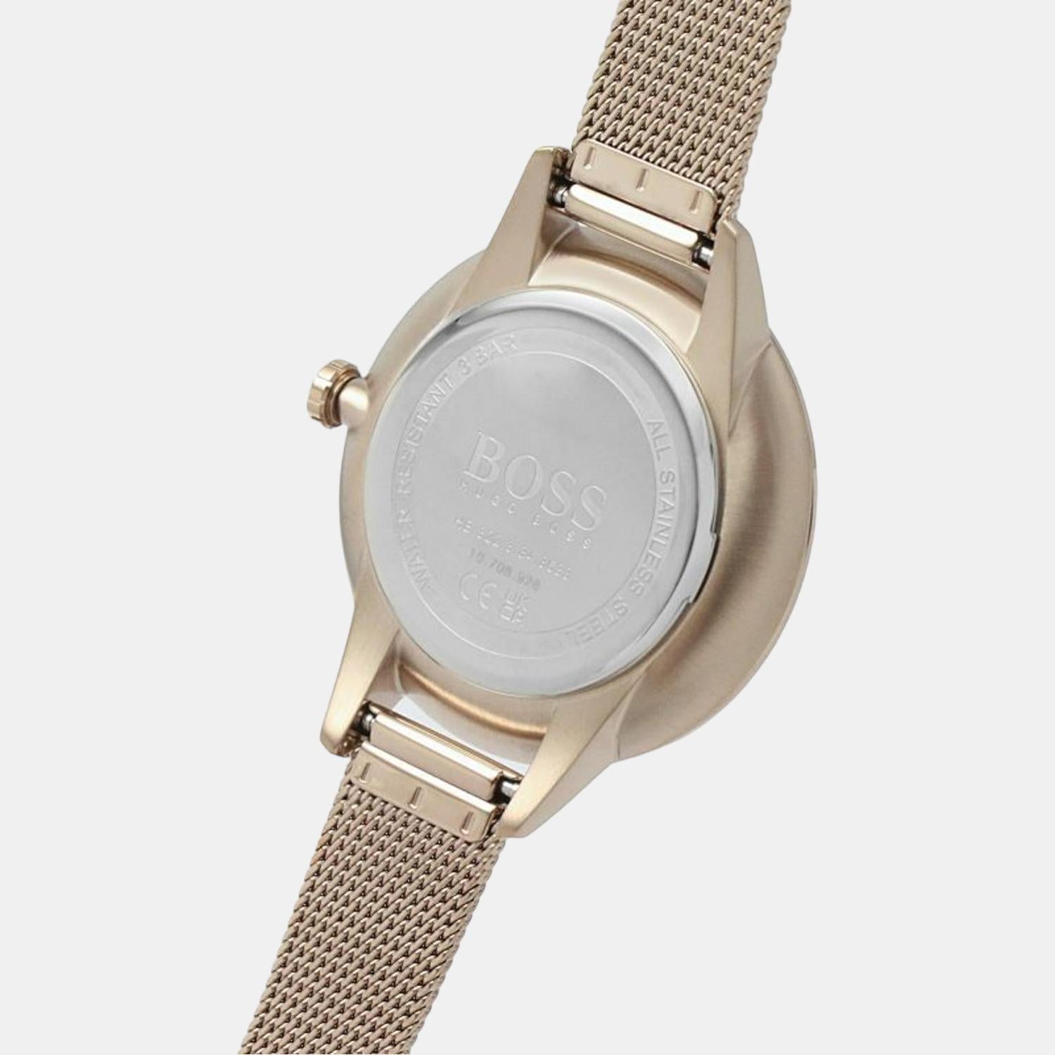 Boss Round Quartz Analog Women watch