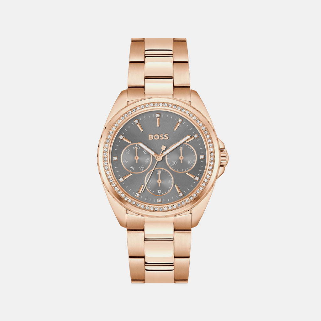 Boss Round Grey Chronograph watch
