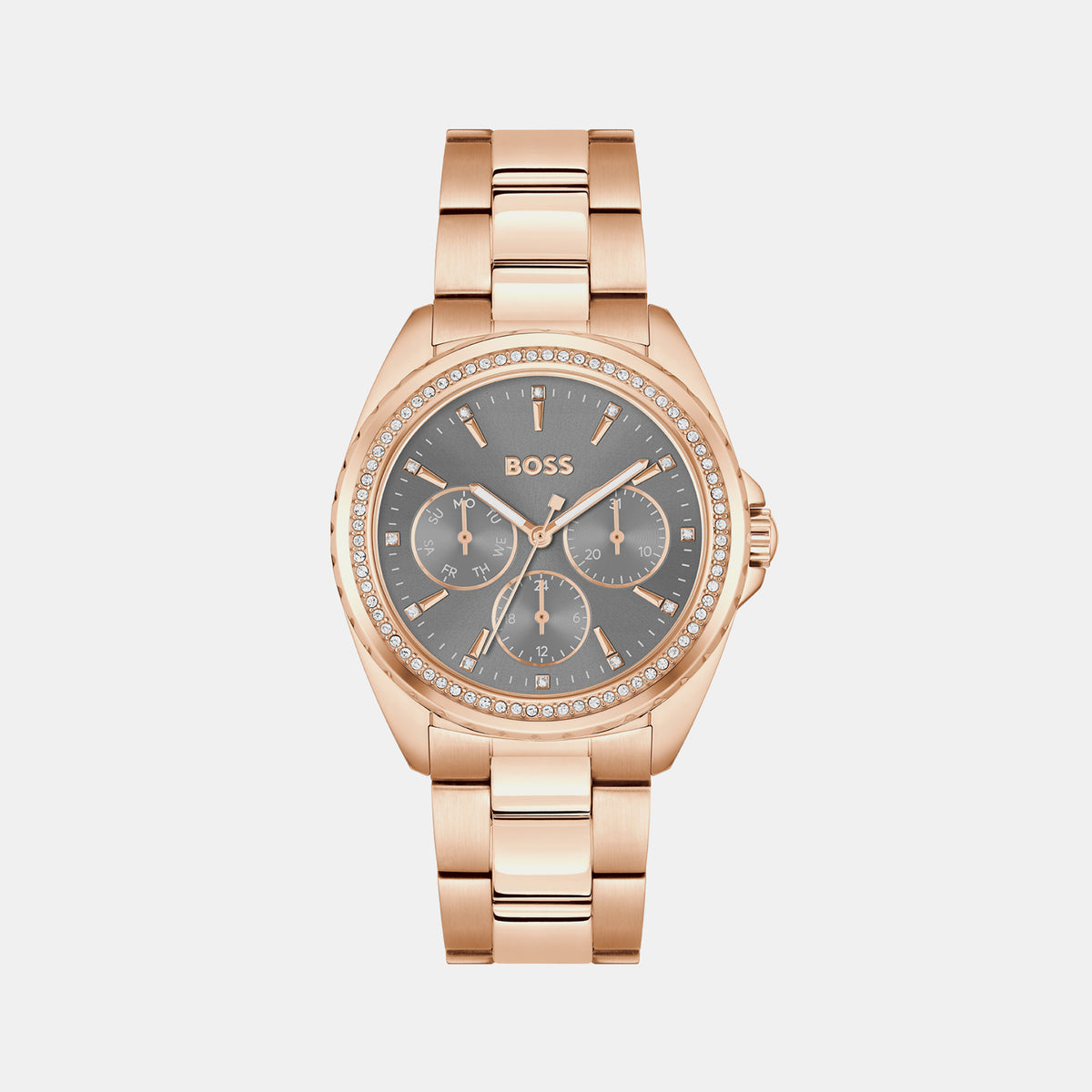 Boss Round Grey Chronograph watch
