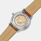 Neutra Men Automatic Blue Dial Analog Leather Watch ME3160
