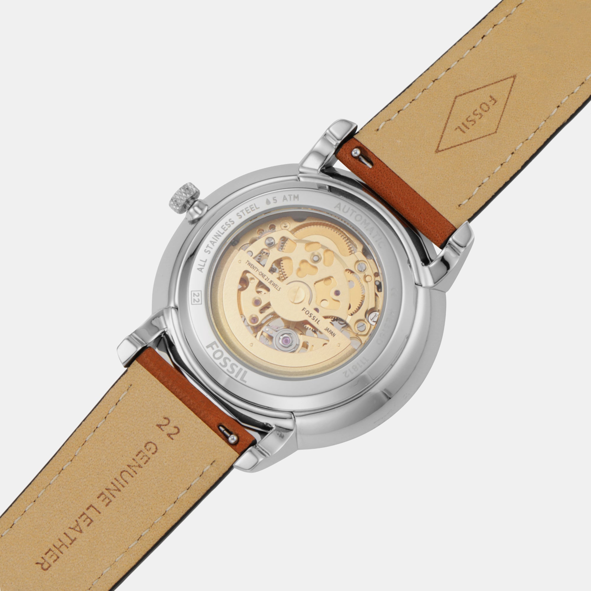 Neutra Men Automatic Blue Dial Analog Leather Watch ME3160