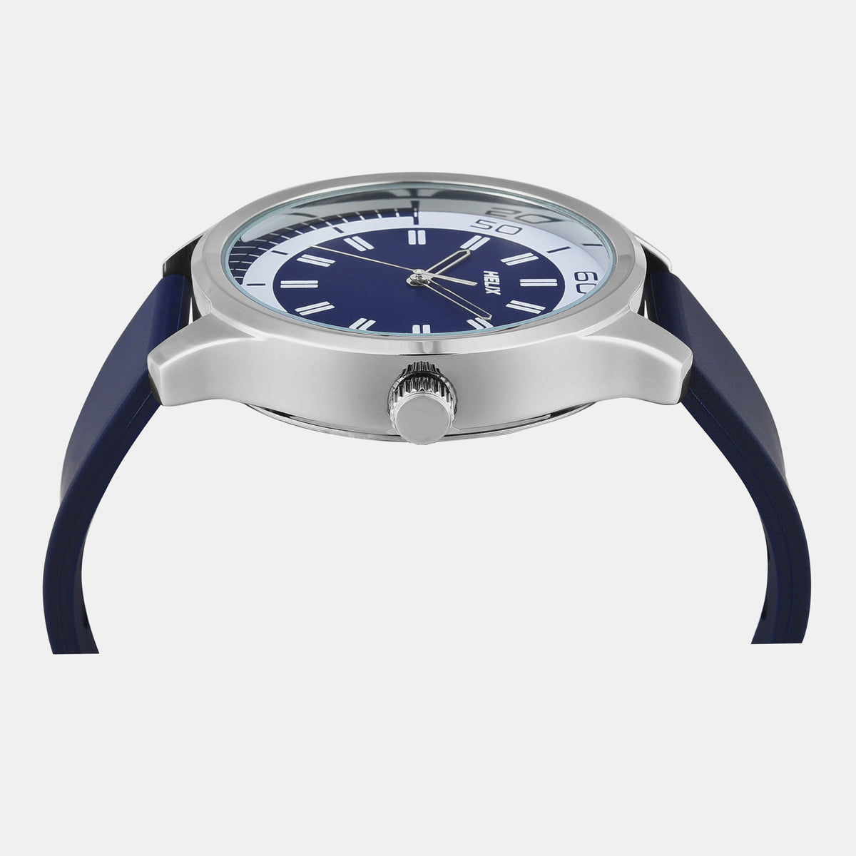 Helix Stainless Steel Round watch