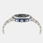 Ferragamo Men Round Black watch