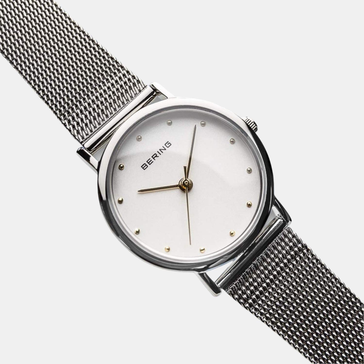 bering-stainless-steel-white-analog-female-watch-13426-001