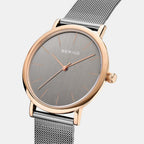 Bering 36 mm Round Quartz watch