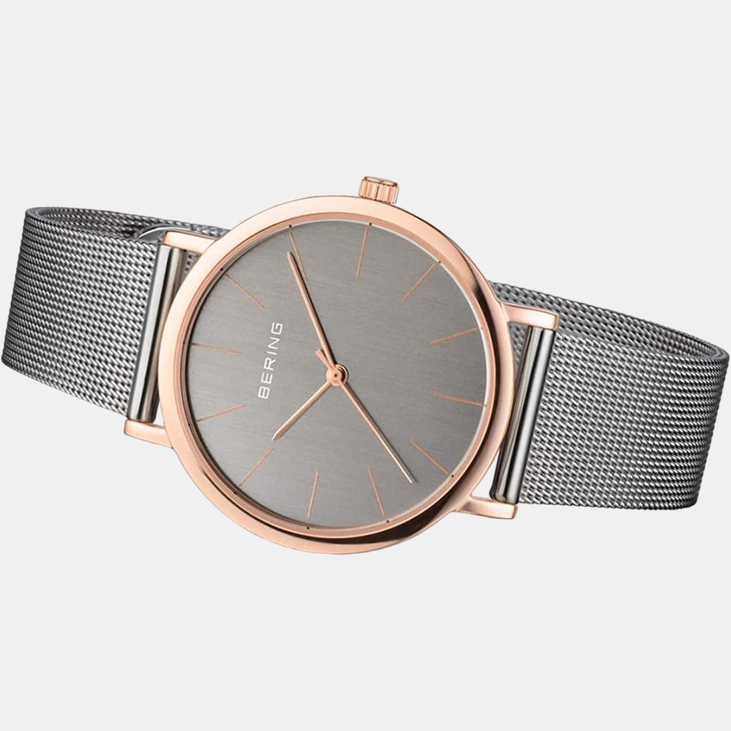 Bering Women Round Grey watch