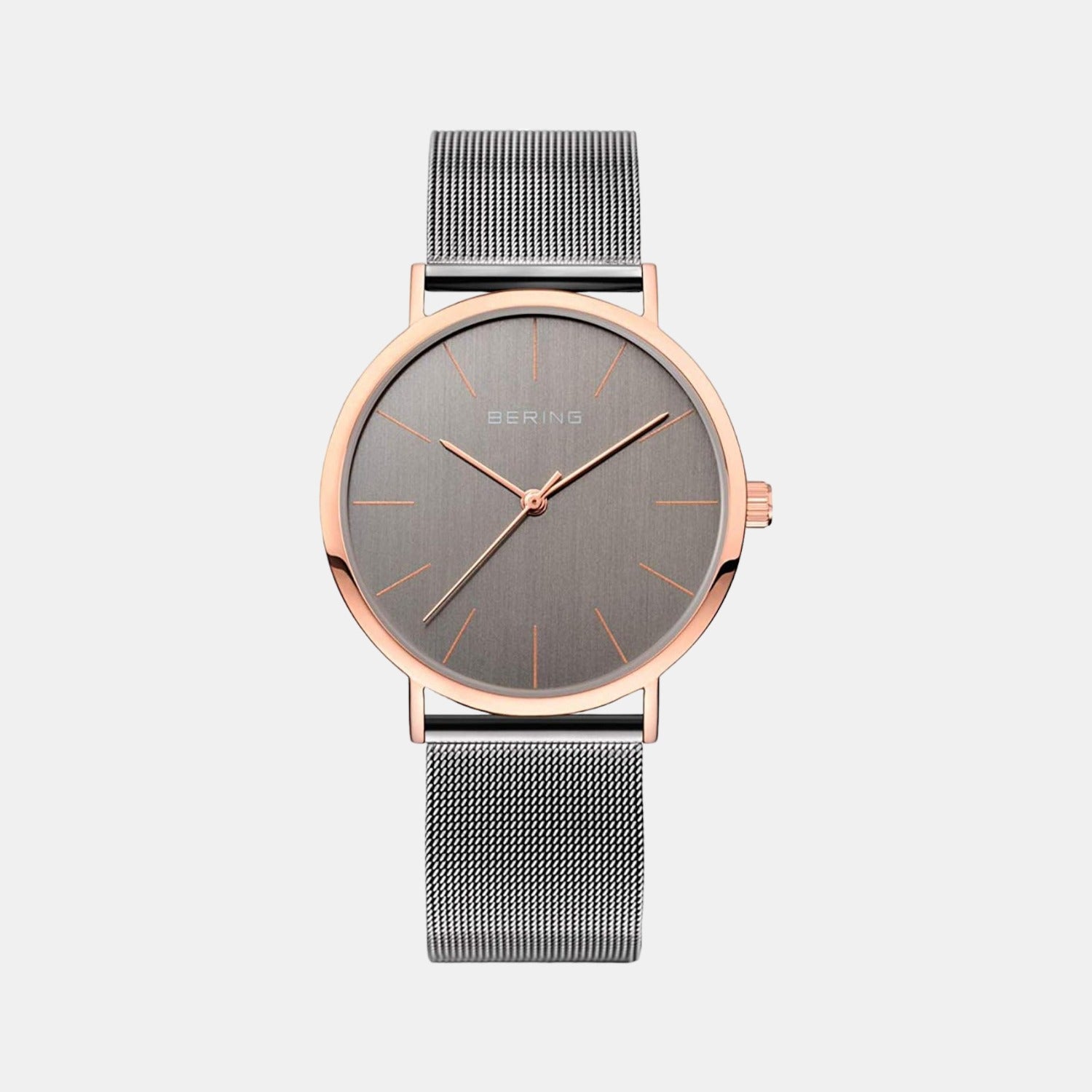 Bering Round Grey Analog watch