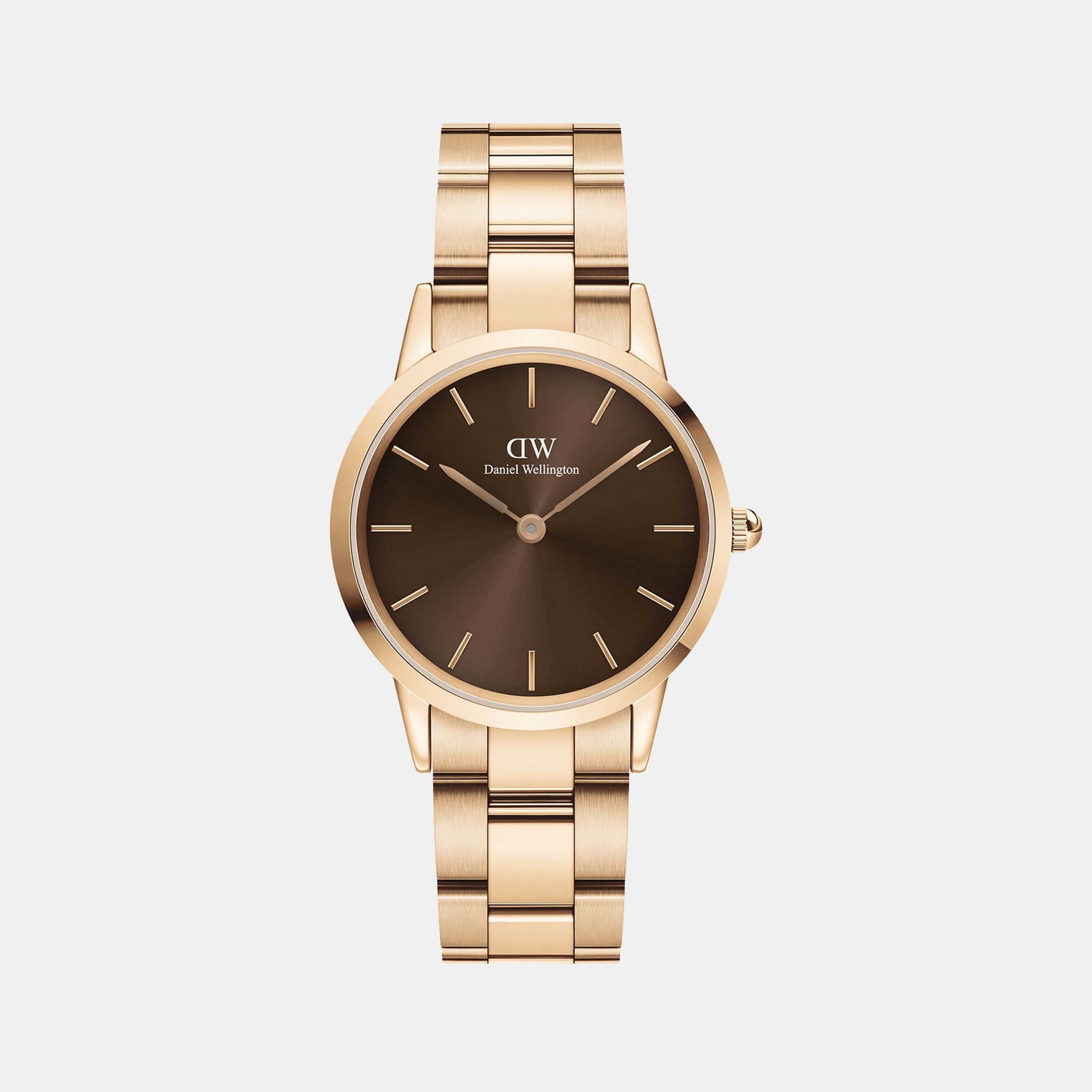 Daniel Wellington Round Brown Analog watch