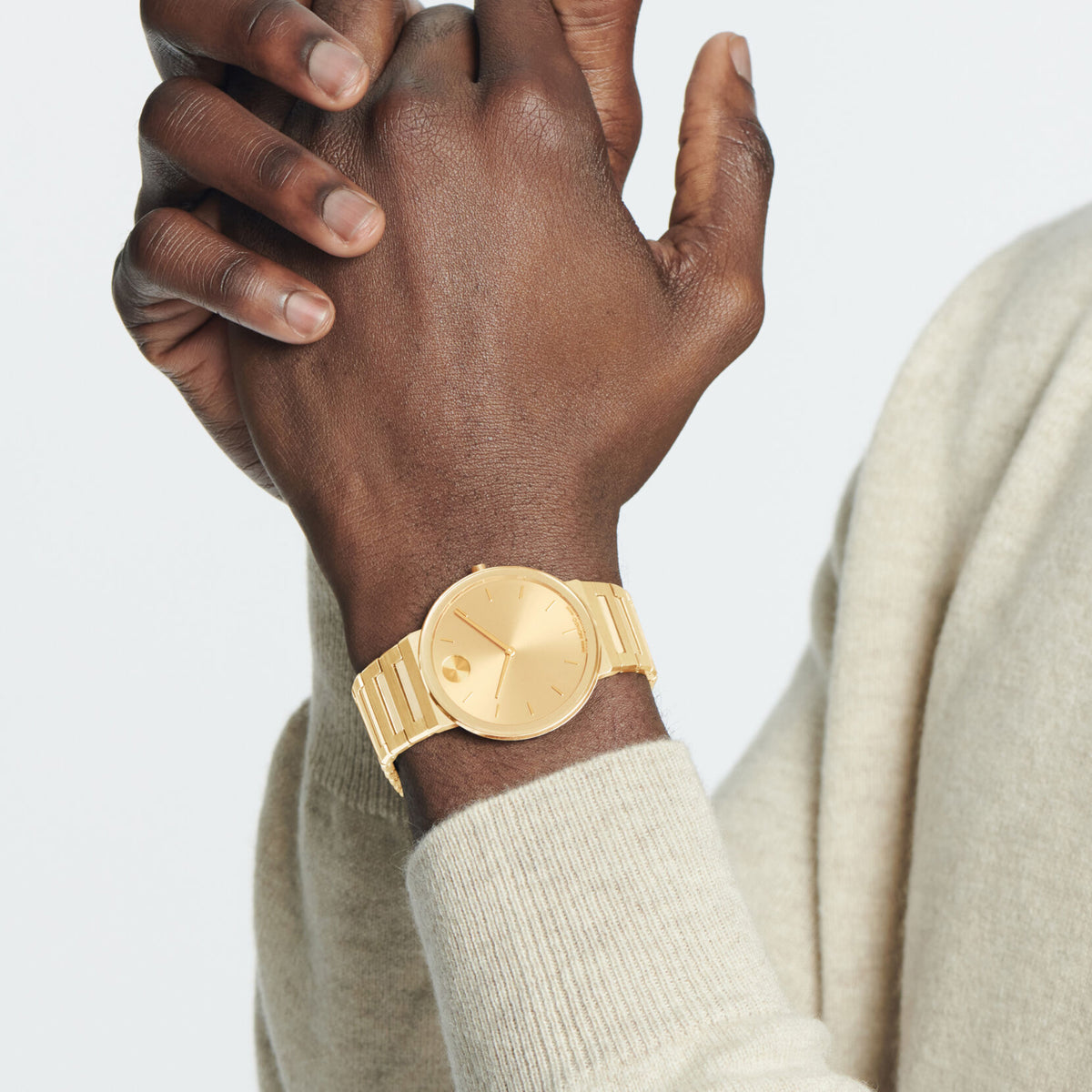 Movado Stainless Steel Gold watch