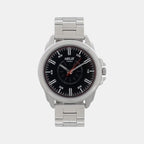 Helix Round Black Analog watch