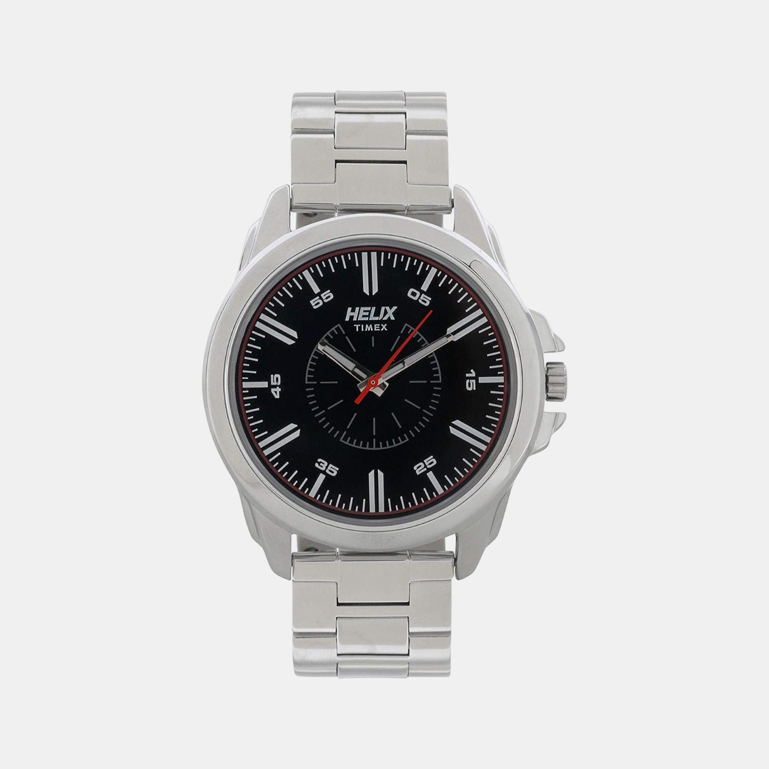 Helix Round Black Analog watch