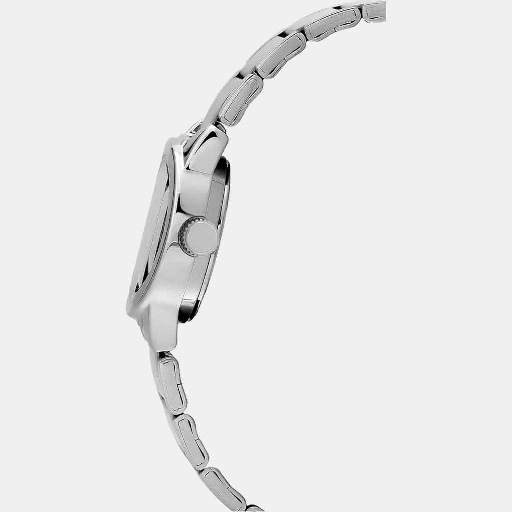 Enticer Women Quartz White Dial Analog Stainless Steel Watch SH35