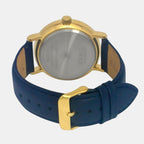 Fashion Men Quartz Blue Dial Chronograph Leather Watch TWEG20016