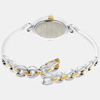 Classics Women Quartz Silver Dial Analog Stainless Steel Watch LK21