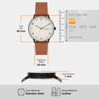 Skagen Stainless Steel Round watch