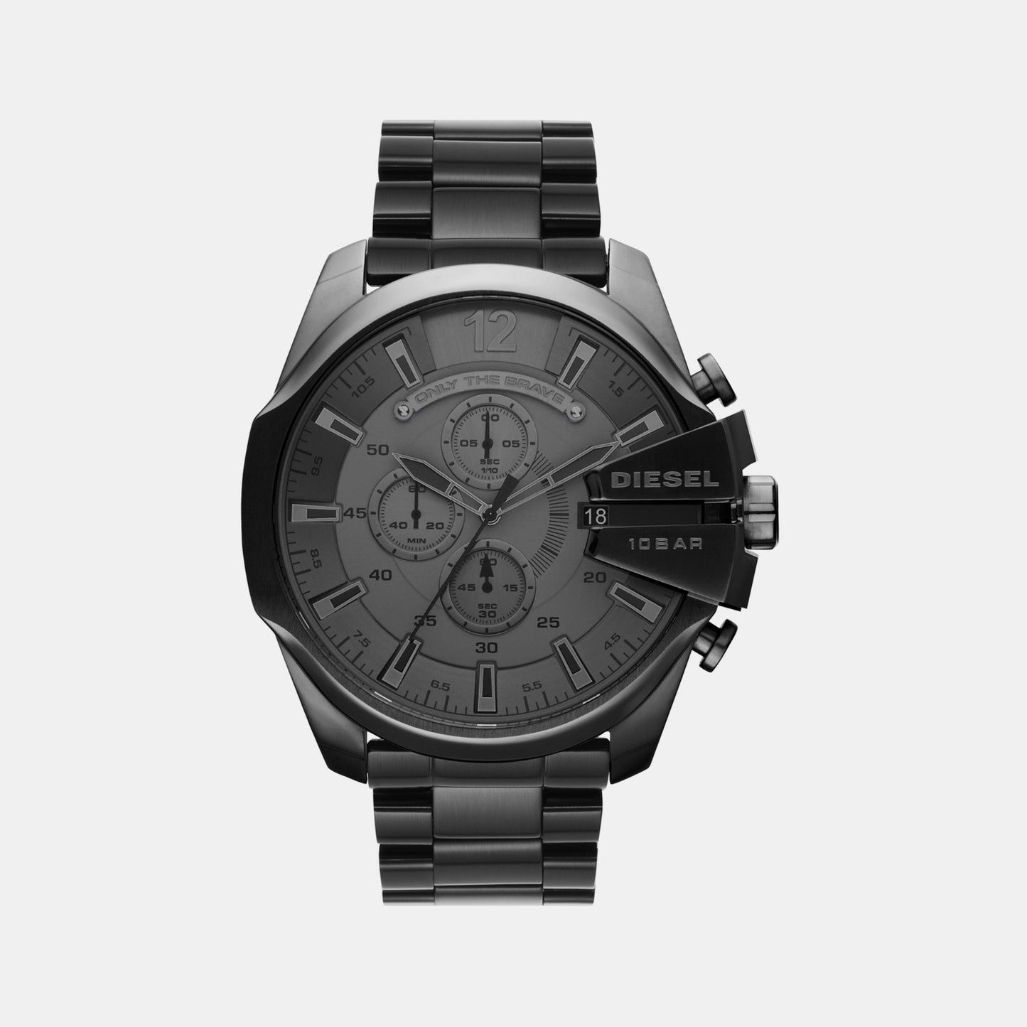 Male Grey Chronograph Stainless Steel Watch DZ4282