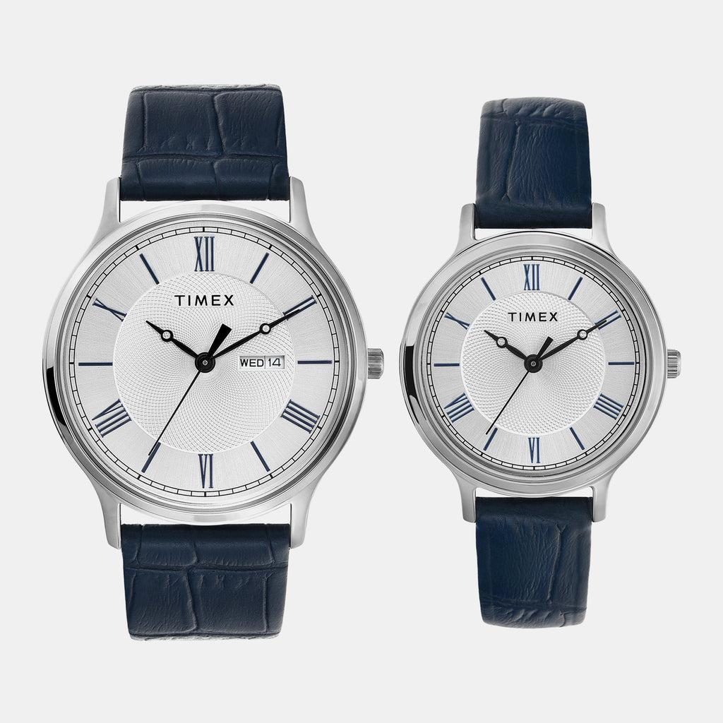 Timex Round Silver Analog watch