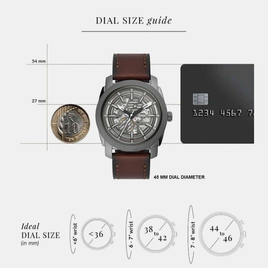 Fossil Men Round Grey watch