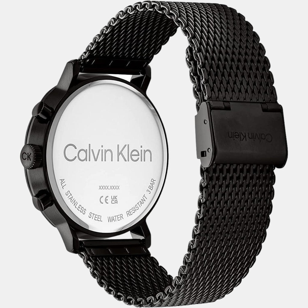 Calvin Klein Men Round Black watch