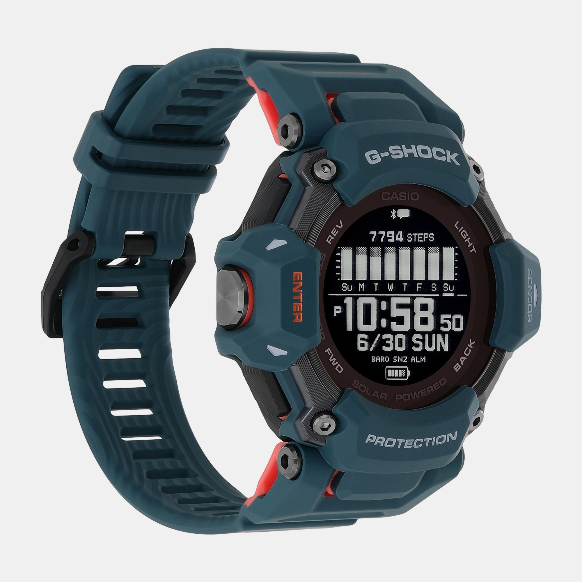 Casio Men Round Black watch