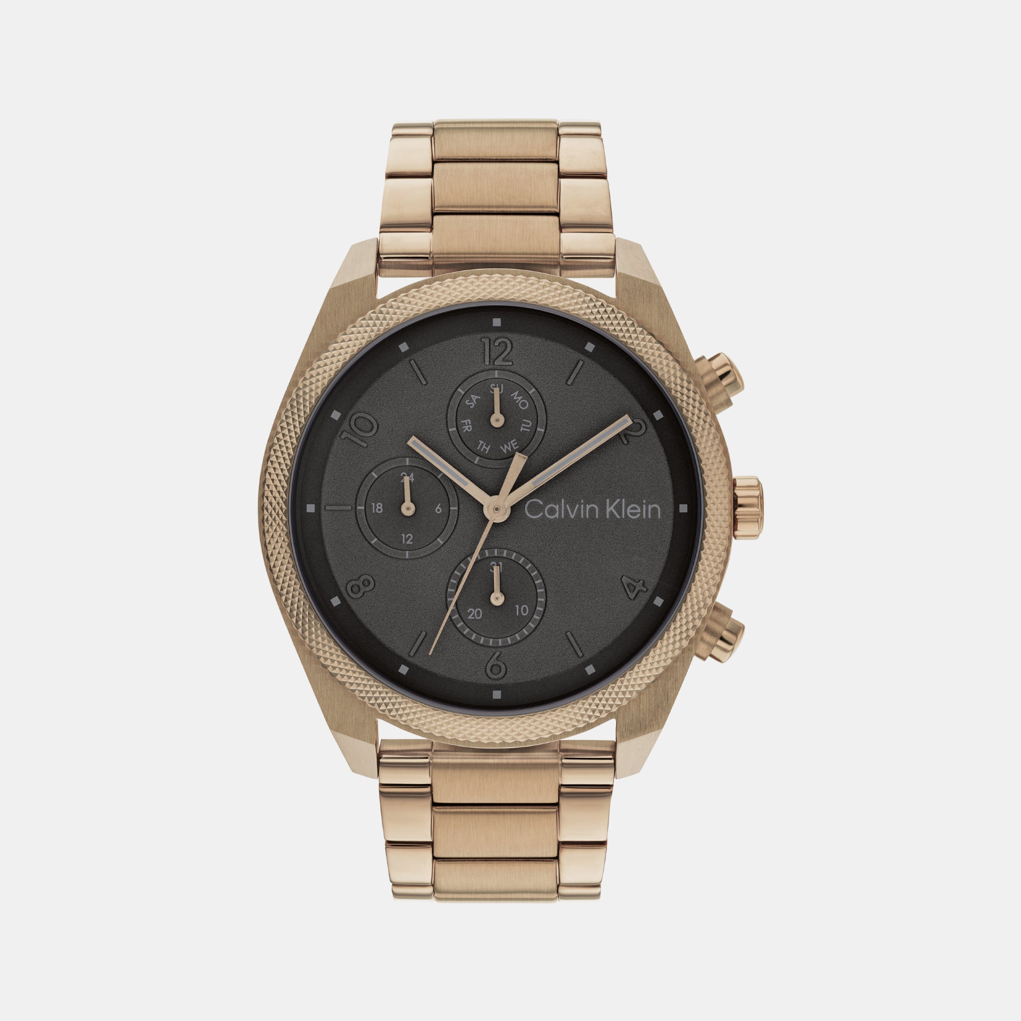 Calvin Klein Round Grey Chronograph watch