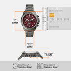 Fossil 44 mm Grey Quartz watch