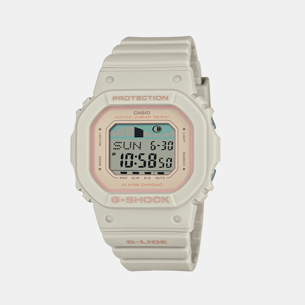 Casio Rectangular Rose Gold Digital watch