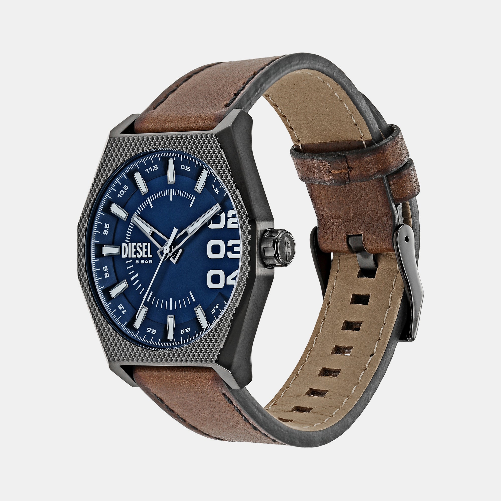 Diesel Men Round Blue watch