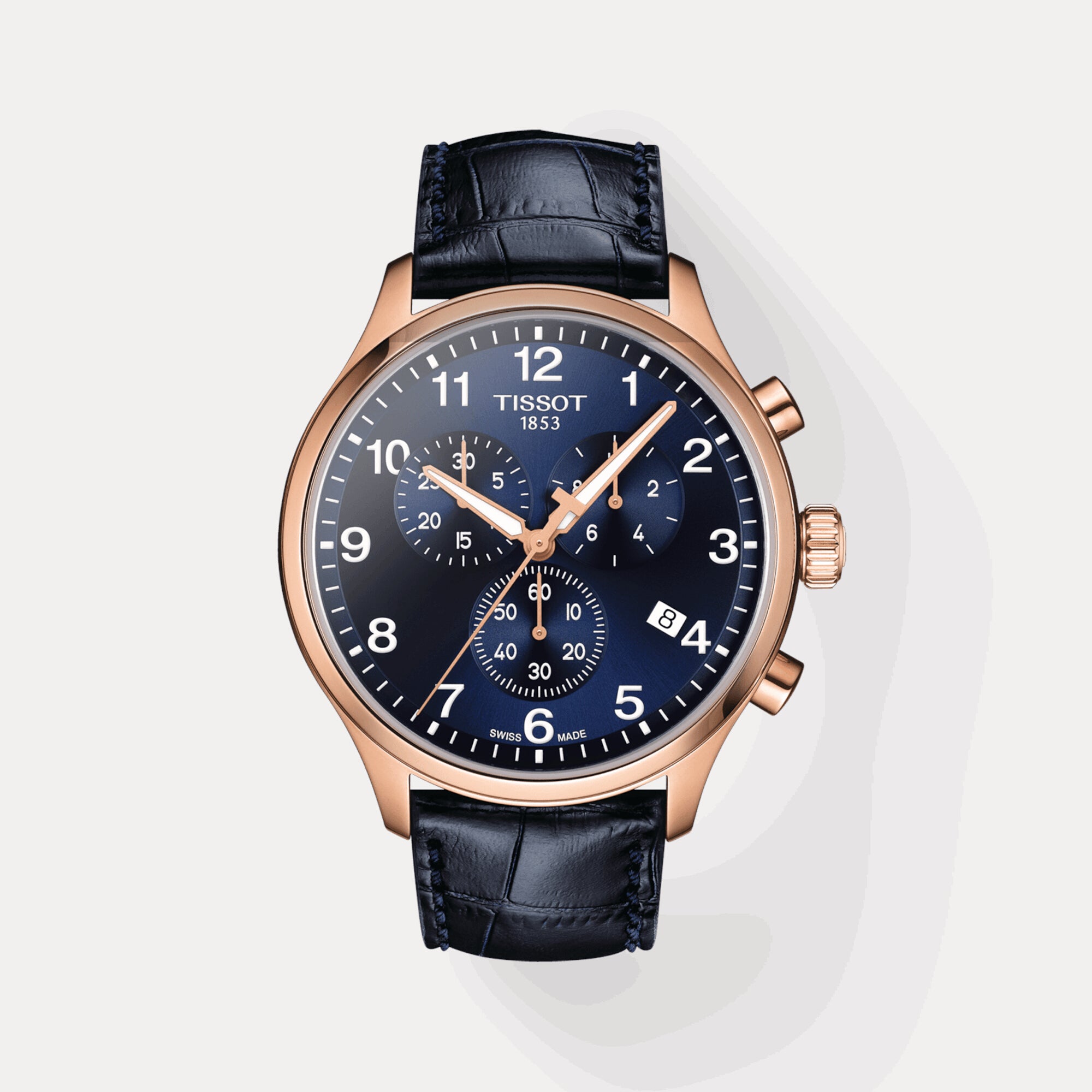 Tissot Round Blue Chronograph watch