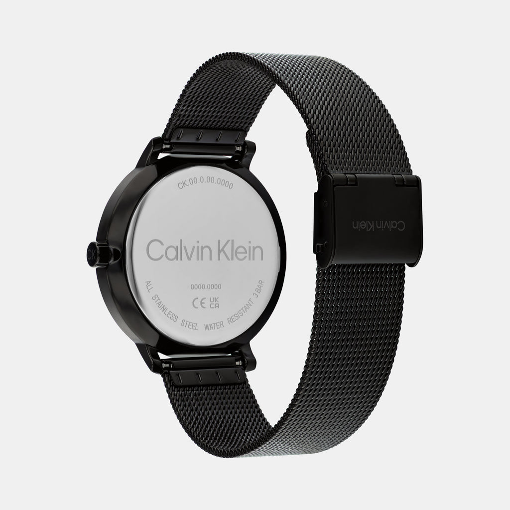 Calvin Klein Unisex Round Black watch