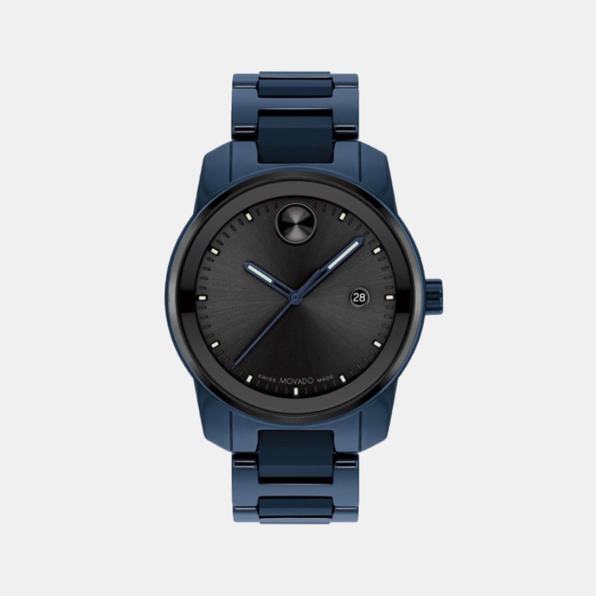 Movado Round Black Analog watch