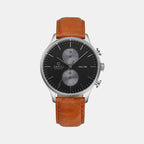 Obaku Round Black Analog watch