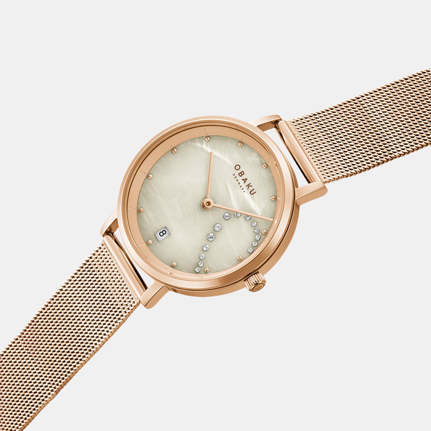 Obaku Women Round Grey watch