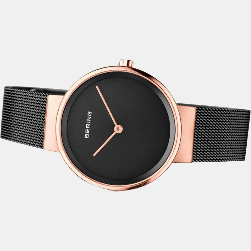 Bering Women Round Black watch