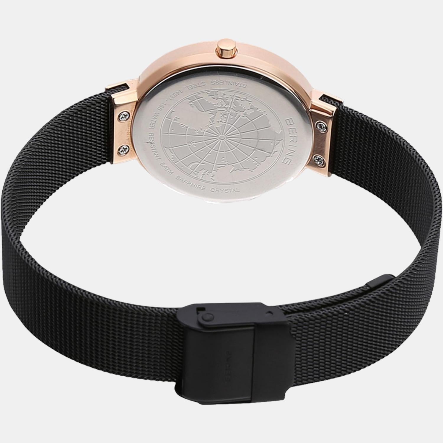 Bering Stainless Steel Round watch