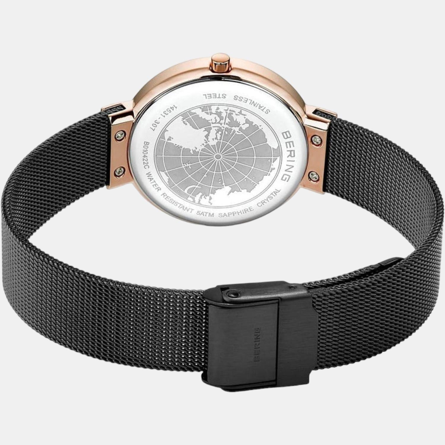 Bering Stainless Steel Black watch