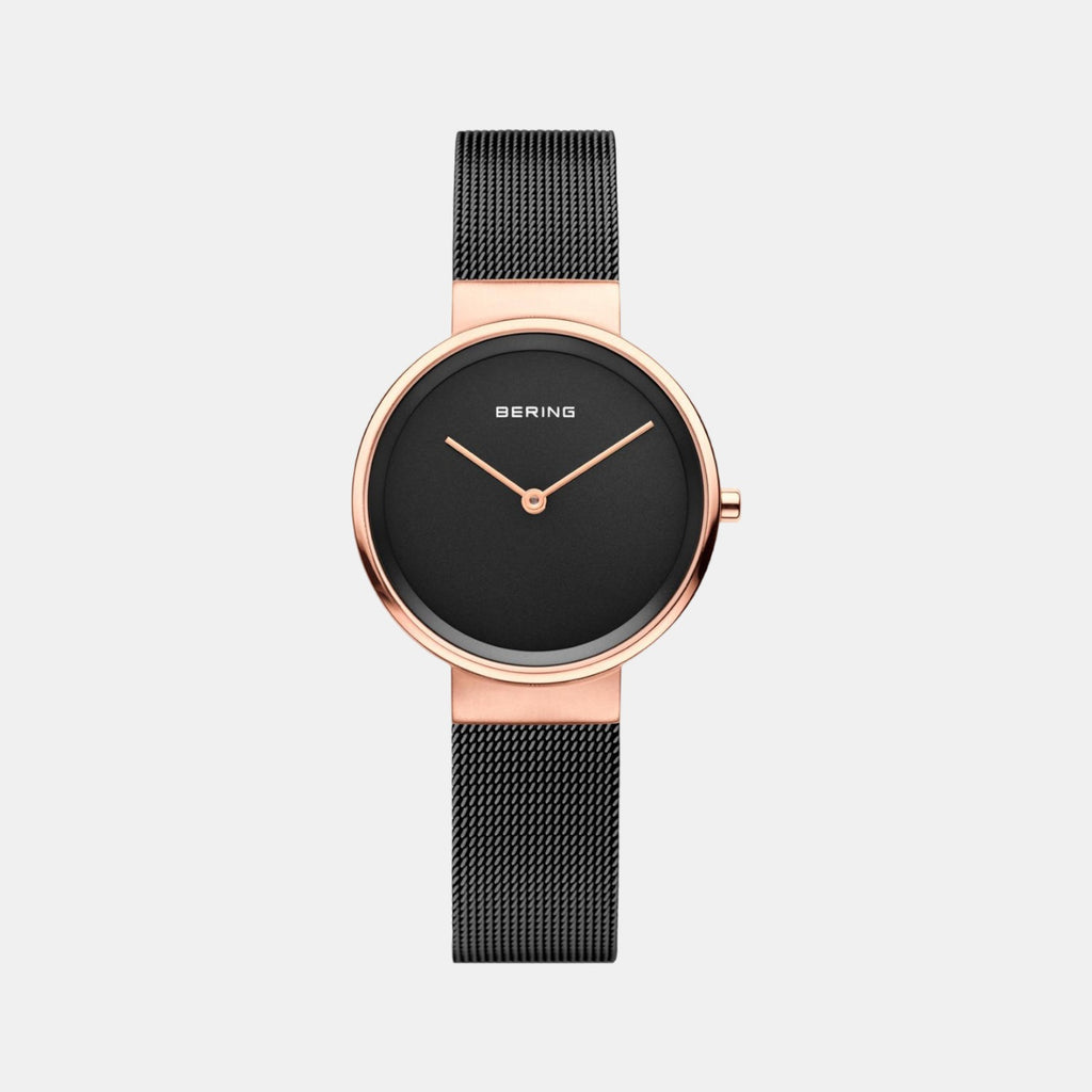 Bering Round Black Analog watch