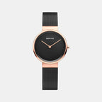 Bering Round Black Analog watch