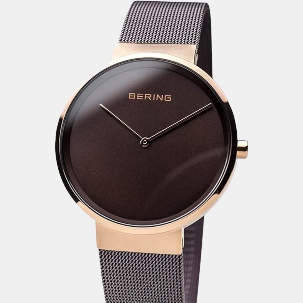Bering 39 mm Round Quartz watch