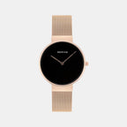 Bering Round Black Analog watch