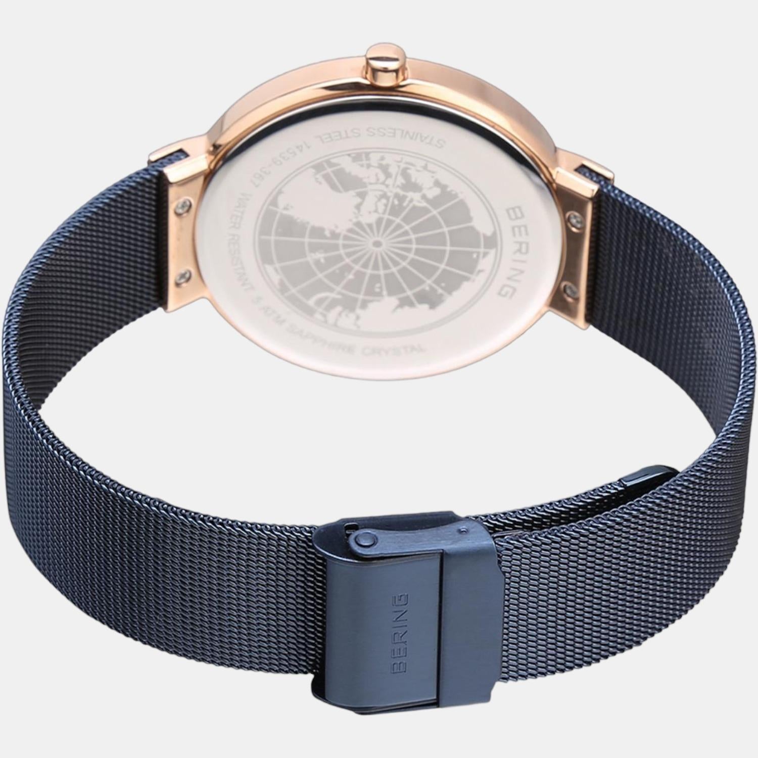 Bering 39 mm Round Quartz watch