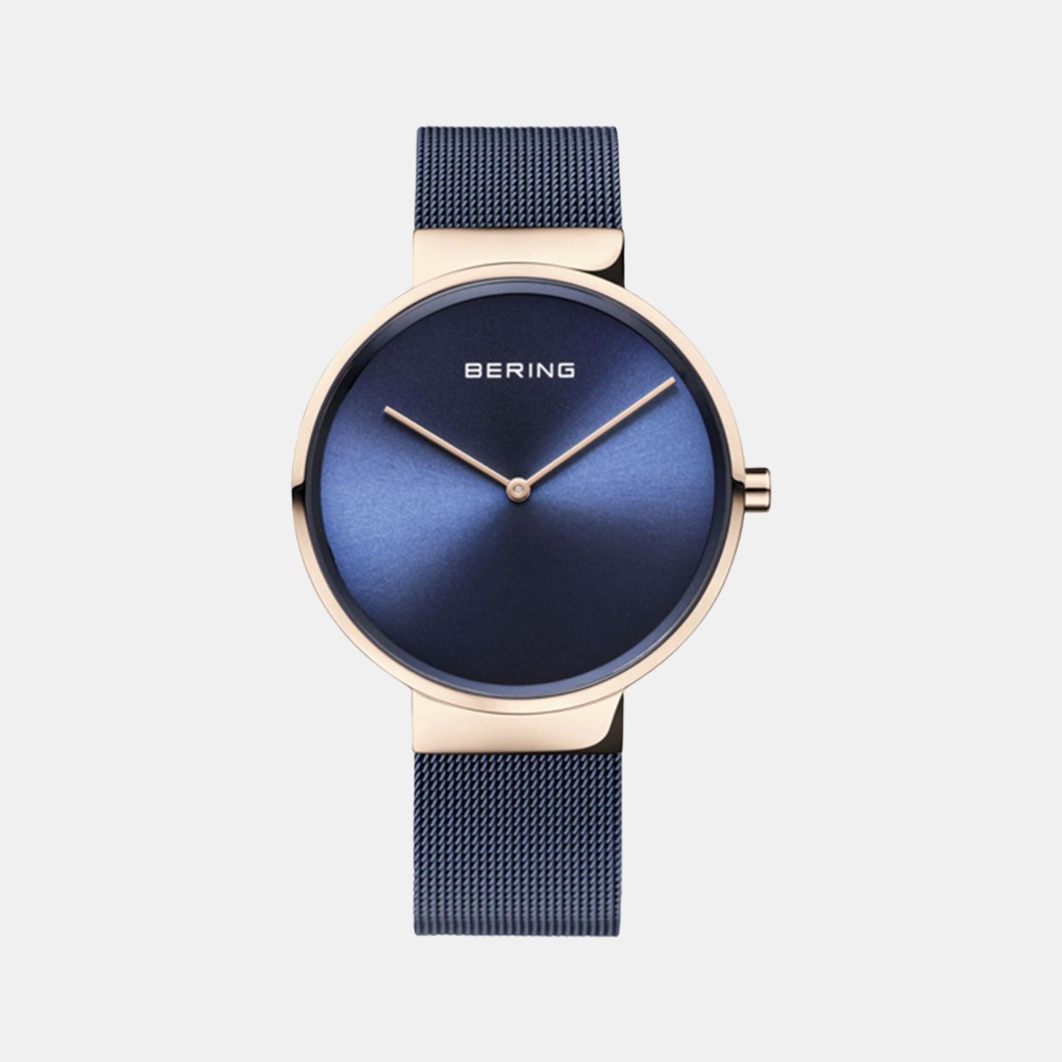Bering Round Blue Analog watch