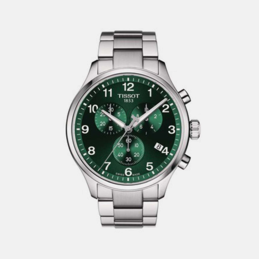 Tissot Round Green Chronograph watch