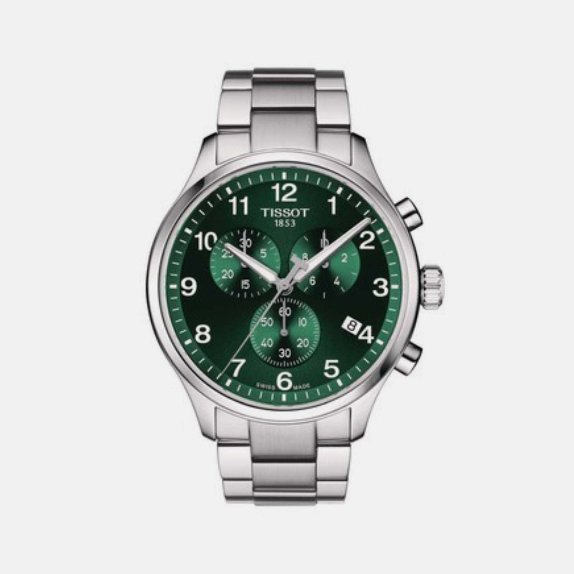 Tissot Round Green Chronograph watch