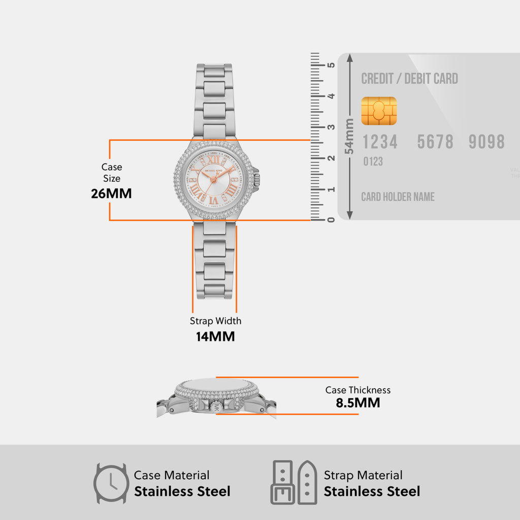 Michael Kors Stainless Steel Round watch