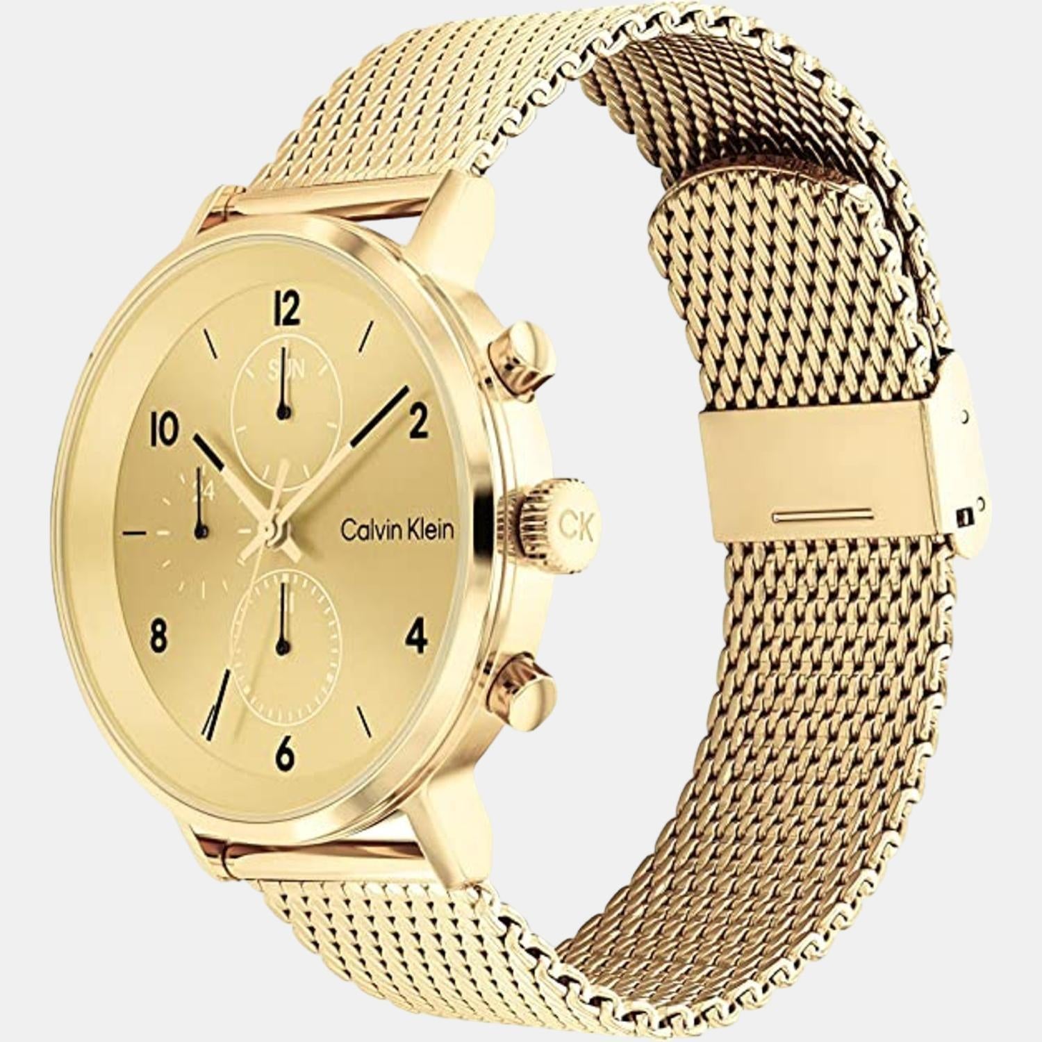 Calvin klein gold deals watch mens