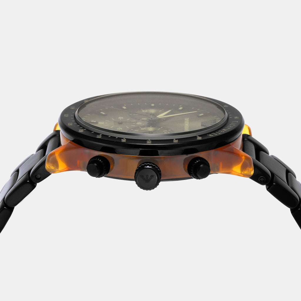 Emporio Armani Brass Round watch